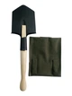 Мала піхотна саперна лопата чорна в чохлі М&М Вид 2 Olive green хакі (214508) - изображение 4