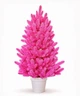 Искусственная розовая елка Elegant Marshmallow Pink литая, 90 см в горшке - изображение 1