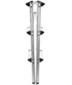 Алюминиевая стремянка 3 ступени/двухсторонняя до 150 кг Mar-Pol M85591 - зображення 5
