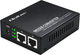Комутатор Qoltec Media Konwerter switch Ethernet 2x RJ45 2x SFP 1000Mb/s (5901878519463) - зображення 3