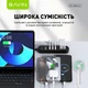 Мережевий фільтр-подовжувач Bavin PC2109-EU 55W 6xUSB-C (PD) + 3xUSB-A QC3.0 Fast Charger 1 м Black (C-S-PC2109-EU BK) - зображення 7
