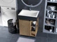 Тумба Status Mika 60 Дуб, с умывальником Aria Low 60 - изображение 5