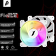 Вентилятор 1st Player F-J25 High-Speed 120 мм PWM White - зображення 3