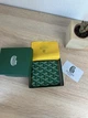 Гаманець Goyard монограмний чоловічий гаярд у фірмовій коробкці Гоярд зелений - зображення 2