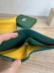 Гаманець Goyard монограмний чоловічий гаярд у фірмовій коробкці Гоярд зелений - зображення 7