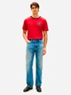 Футболка хлопковая длинная мужская Tommy Hilfiger 647166357 M Красная (1161365802) - изображение 3