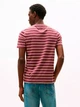 Футболка хлопковая длинная мужская Tommy Hilfiger 876068355 M Бордовый/Бежевый (1161369085) - изображение 2