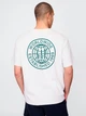 Футболка хлопковая длинная мужская GAP 531042625 2XL Молочная (1161377128) - изображение 2