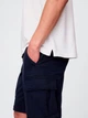 Футболка хлопковая длинная мужская GAP 531042625 2XL Молочная (1161377128) - изображение 4