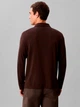 Поло длинное мужское Calvin Klein 383268112 2XL Коричневое (1161383865) - изображение 2