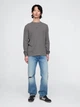 Лонгслів чоловічий GAP 77145437 2XL Сірий (1161400776) - зображення 3