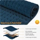 MYCARBON грілка для спини 60×30 см, 6 рівнів нагріву, таймер 2 год, автоматичне вимкнення, темно-синя - изображение 6