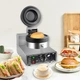 Електричний прес для бургерів UFO Goodfood WB1RHB, антипригарний, 50–300°C, таймер 0–5 хв - изображение 1