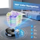 Tikom L8000 Pro робот-пилосос і мийник 2-в-1, 6000Pa, мапінг, 150 хв, для шерсті, килимів, підлоги - зображення 5