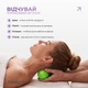 Массажный мяч EasyFit арахис с шипами жесткий зеленый (ролик-валик для МФР та йоги, м'ячик-масажер для спини, ніг, рук, шиї та стоп) WS-74312-G - изображение 5