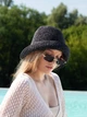 Панама женская летняя из рафии D.Hats Черный - изображение 2