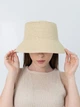 Шляпа панама летняя с рафии D.Hats цвет бежевый - изображение 1