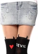 Колготи з імітацією панчіх devil з сердечком,one size - изображение 4