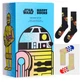 Набор женских носков прикольных высоких хлопковых Happy Socks 194850 36/40 4 пары Черно/бежевый (2200005145098) - изображение 2