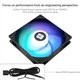 Вентилятор Thermalright TL-C12RB-S V2 120 мм ARGB, 4-Pin PWM, Reverse Fan, чорний - изображение 3