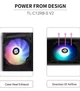 Вентилятор Thermalright TL-C12RB-S V2 120 мм ARGB, 4-Pin PWM, Reverse Fan, чорний - изображение 6