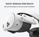 Крепление KIWI design H4 Halo Strap для Meta Quest 3 / 3S, регулируемый VR ремешок - изображение 7