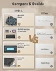 Беспроводная клавиатура ProtoArc K90-A Bluetooth с подсветкой для Mac/iPad | компактная - изображение 3