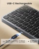 Беспроводная клавиатура ProtoArc K90-A Bluetooth с подсветкой для Mac/iPad | компактная - изображение 7