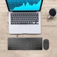 Бездротовий комплект клавіатура та миша JOYACCESS, 2.4GHz, італійська розкладка QWERTY, чорний - зображення 7
