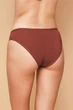 Хлопковые трусы слип Obrana 200-30 однотонные XL бордо - изображение 2