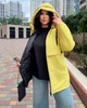 Женская куртка свободного кроя лаймовая 52-54 р844.4436 - изображение 5
