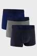Трусы боксеры, 3 штуки Under Armour 48(M) Синий-серый (153931) - изображение 1