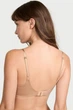 Комплект белья: бюстгальтер push-up и трусики стринг Victoria's Secret 70C/S Бежевый (153913) - изображение 5