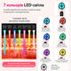 Массажер для лица 4-в-1 LED 7 цветов LED-терапия, EMS-лифтинг, термомассаж и вибрация - изображение 6