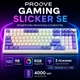 Бездротова механічна ігрова Bluetooth клавіатура Proove Gaming Slicker SE формату 98% 98 клавіш RGB-підсвічування USB 2.4ГГц Біла - зображення 1