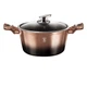 Кастрюля Berlinger Haus Rose Gold Noir Metallic Line BH-6109 (6,1 л, 28 см) - изображение 2