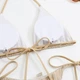 Купальник жіночий бежевий однотонний Rinabe Bikini Set L - зображення 8