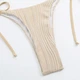 Купальник жіночий бежевий однотонний Rinabe Bikini Set L - зображення 9