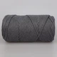 Пряжа YarnArt Macrame Cord 3 мм, темно-сірий №758 — трикотажний шнур 250 г / 85 м для в’язання сумок, іграшок, килимків, макраме, товста пряжа - зображення 3
