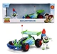 Колекційна машинка Jada Toys Disney Pixar Toy Story Turbo Buggy 1:24 з фігуркою Базза Лайтера (4006333105036) - зображення 2