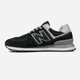 Кросівки New Balance 574 Classic Black White 42 - изображение 3