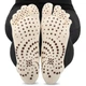 Носки для йоги та пілатесу із закритими пальцями нековзні BLOOM YOGA SOCKS LB7081 (хлопок, спандекс, еластан, PVC, р-р 36-41, білий) - зображення 3