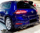 Диффузор заднего бампера DPT V-1 черный глянец для Volkswagen Golf 7/E-Golf 2012-2020 гг - изображение 6