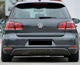 Диффузор заднего бампера DPT V-3 черный глянец для Volkswagen Golf 6 2008-2014 гг - изображение 1