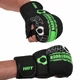 Перчатки крабы спарринговые для MMA тренировочные с открытыми пальцами Hard Touch 00126 размер S Black-Green - изображение 1