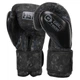 Перчатки боксерские кожаные тренировочные на липучке Fistrage Fight Gear 6465 размер 12 унций Black-Grey - изображение 2