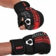 Перчатки крабы спарринговые для MMA тренировочные с открытыми пальцами Hard Touch 00126 размер M Black-Red - изображение 1