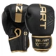 Перчатки боксерские тренировочные на липучке Zelart Fight Gear 7519 размер 10 унций Black-Gold - изображение 1