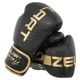 Перчатки боксерские тренировочные на липучке Zelart Fight Gear 7519 размер 10 унций Black-Gold - изображение 2