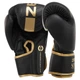 Перчатки боксерские тренировочные на липучке Zelart Fight Gear 7519 размер 10 унций Black-Gold - изображение 3